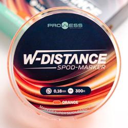 Tresse Prowess W-Distance Spod/Marker Super Slick X8 Orange 300m 0.12mm