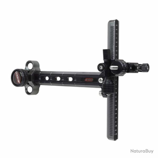 Viseur � cr�maill�re en aluminium Shocq RH Noir Short