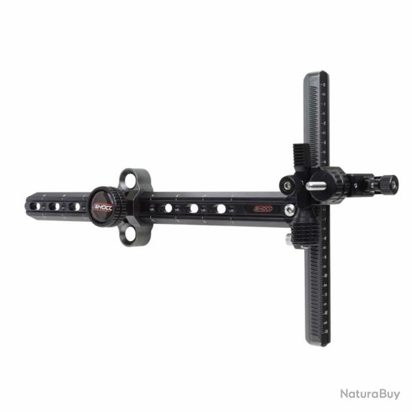 Viseur � cr�maill�re en aluminium Shocq LH Black Long