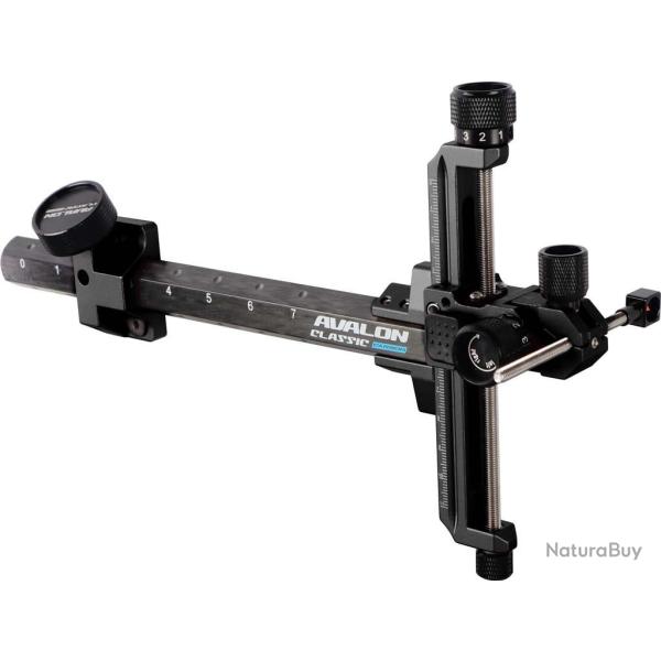 Viseur pour arc classique Avalon Classic Carbon RH Anodize Black/black