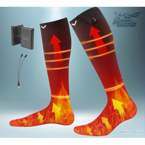 Chaussette Chauffante � Batterie rechargeable 5000 mAh