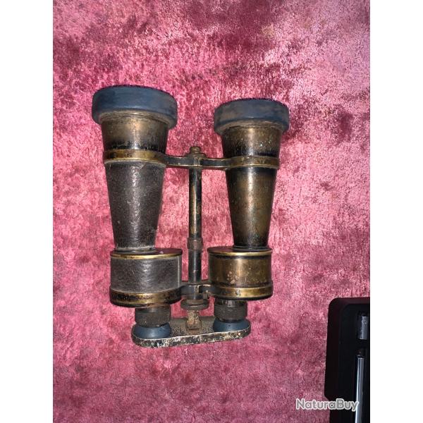 Rarissime paire de Jumelles Militaires Allemandes WW1 Df 10x50 .