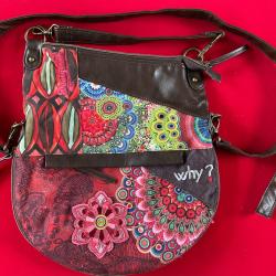 Sac &agrave; main en tissu Desigual