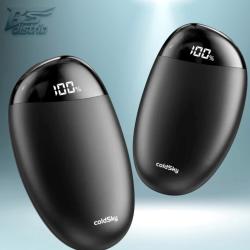 Chauffe-mains portables rechargeables avec &eacute;cran de charge