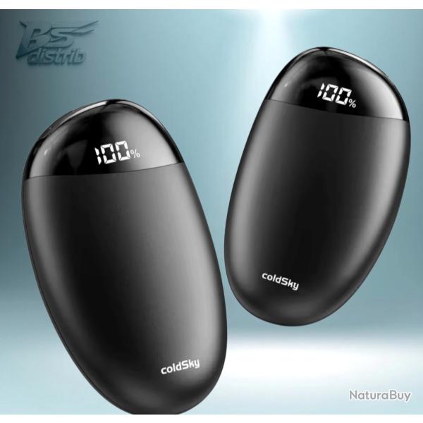 Chauffe-mains portables rechargeables avec �cran de charge