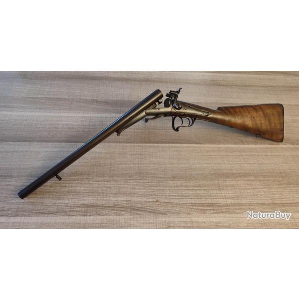 Coach gun 16 � broche de 85cm avec inscrustations d'or parfait fonctionnement