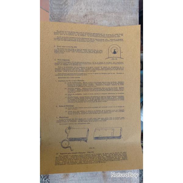 STEN MK II, feuillet descriptif, parachutage, r�sistance