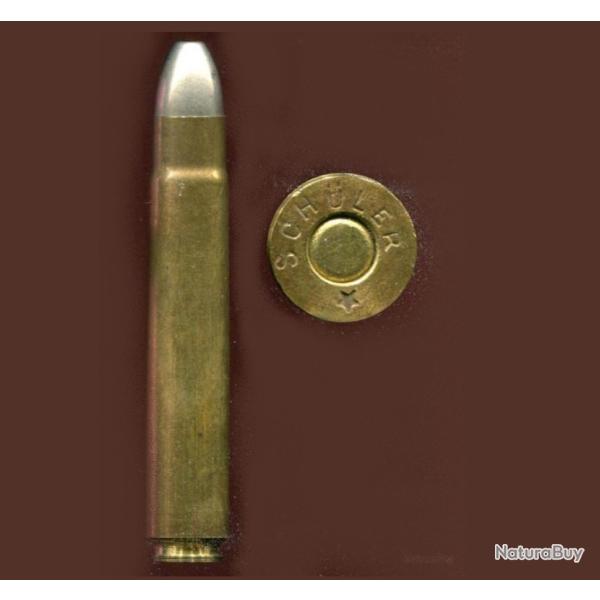 11.2 x 72 Sch�ler - balle nickel arrondie - marquage : SCH�LER * - �tui laiton 71.4 mm
