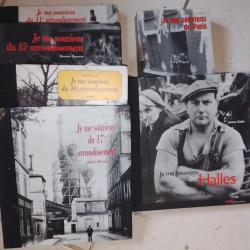 Collection Livre reli&eacute; je me souviens de Paris/ arrondissement 11/15/16/17 / des halles