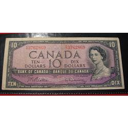 Canada, billet de 10 dollars Elizabeth II TTB N&deg; 3762869