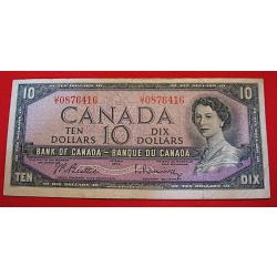 Canada, billet de 10 dollars Elizabeth II TTB N&deg; 0876416