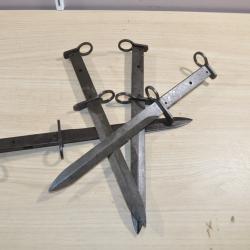 Ba&iuml;onnette poignard MAS 49/56 FSA Ba&iuml;onnette stock EFH 1 er type French &eacute;pieux , Dague bayonnet