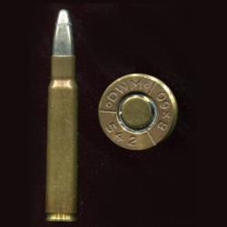 8 x 60 Mauser - marquage : &deg;DWM&deg; / 542 / 8X60 / - balle nickel pointue