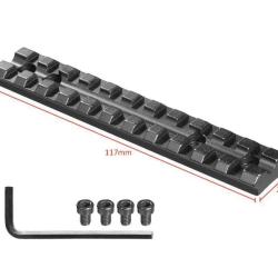 POUR  LA RUGER 10-22, rail tactique 20 mm