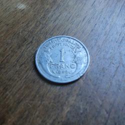 monnaie 1 franc morlon 1950