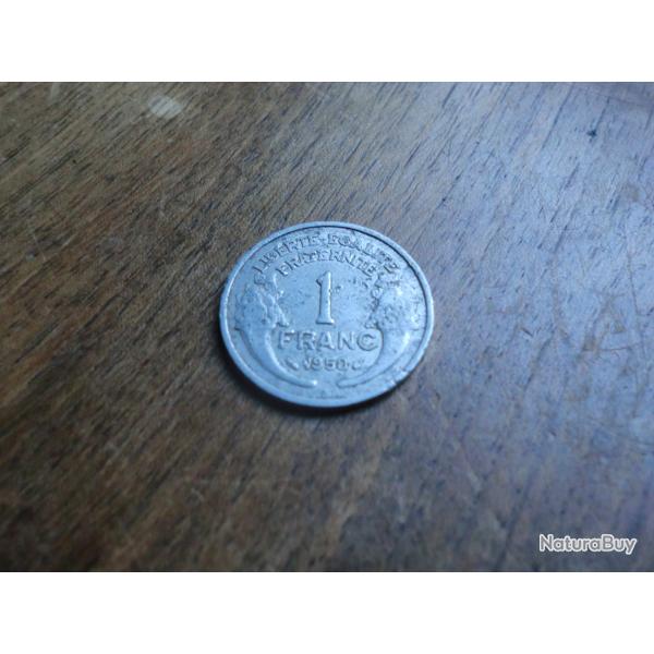 monnaie 1 franc morlon 1950