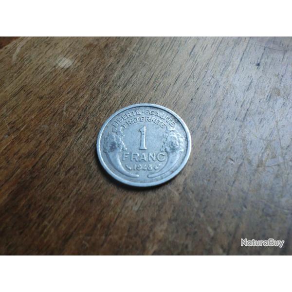 monnaie 1 franc morlon 1948