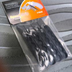 Lot de 4 Chargettes plastiques pour revolvers 38 SP-357 Mag NEUVES