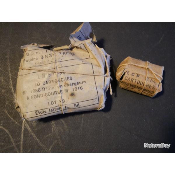 munitions de collection pour fusil Lebel 14/18