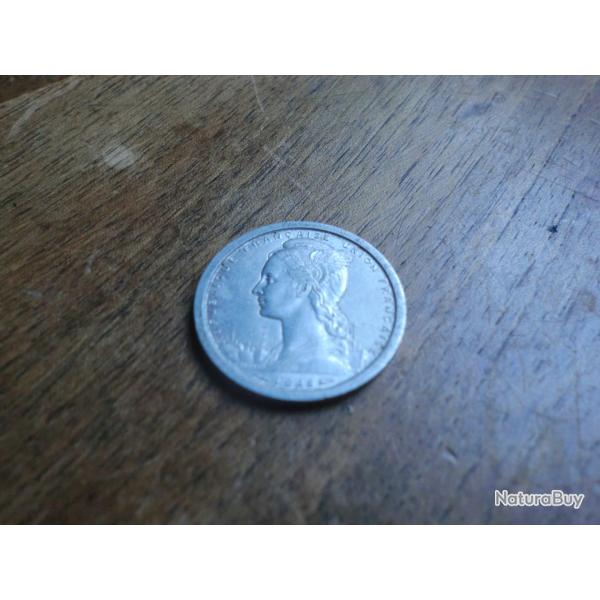 monnaie 1 franc afrique �quatoriale  1948