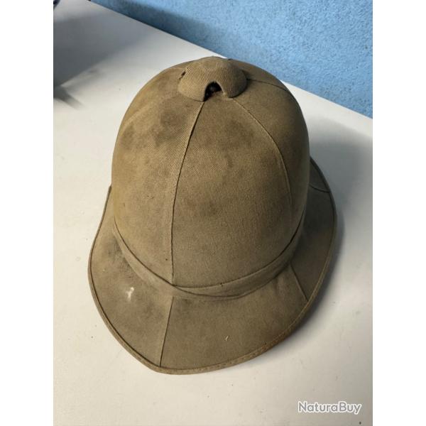 Casque coloniale britannique 1942