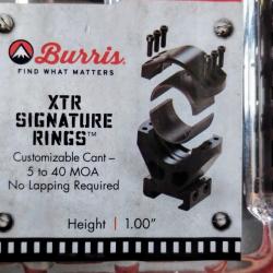 Colliers Burris Xtreme tactical signature 30mm 1.0" hauteur pair