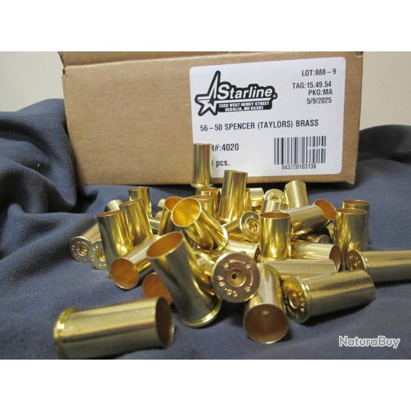 50 douilles de 56-50 Spencer de Starline