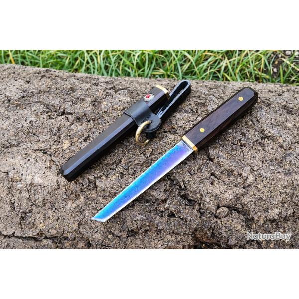 Tanto Damas Bleu - Manche et �tui �b�ne