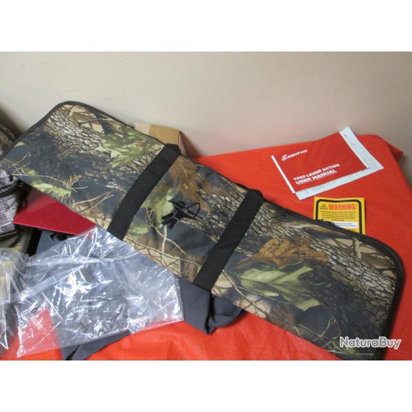 Housse  fourreau camo bois pour arc demontable ou autres 80x20 mesure interieure (etg)