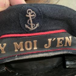 b&eacute;ret de marin matricule 70 18418 / WW2