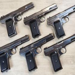Pistolets TOKAREV TT-30 / &Eacute;tat cosm&eacute;tique moyen - Fabrication Russe - Repose Pouce - Calibre 7,62x25