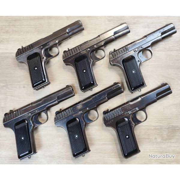 Pistolets TOKAREV TT-30 / �tat cosm�tique moyen - Fabrication Russe - Repose Pouce - Calibre 7,62x25