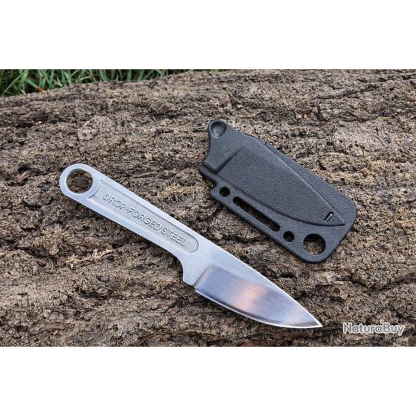 Couteau de cou compact - Acier 440 - �tui Kydex