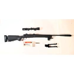 Remington 700 gaucher Crosse HS-PRECISION Type US ARMY M-24 Calibre 7mm Rem Mag