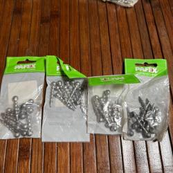 LOT P&Ecirc;CHE 4 PAQUETS DE PLOMB MONTAGE PAFEX