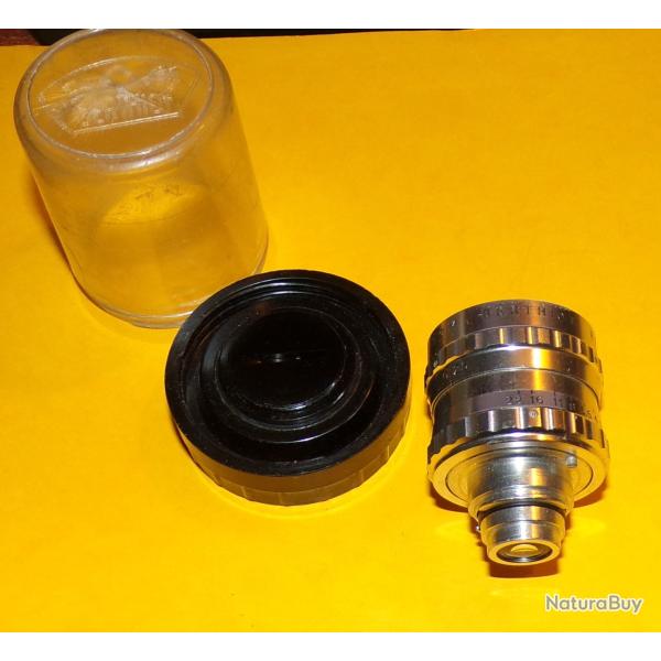 OBJECTIF POUR CAMERA CINOR DE MARQUE BERTHIOT , ETAT NEUF DANS SA BOITE D'ORIGNE ,  POUR TOUT RENSEI