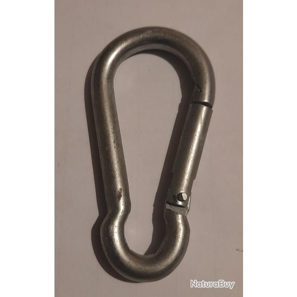 MOUSQUETON DE HARNAIS A RESSORT EN INOX