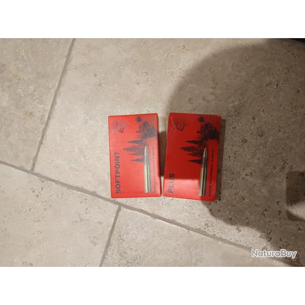 Munitions geco soft point et plus 7x64