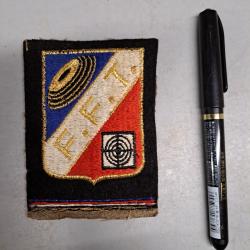 Ancien &eacute;cusson fft f&eacute;d&eacute;ration fran&ccedil;aise de tir.