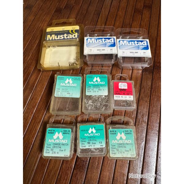 LOT P�CHE 360 HAME�ONS MUSTAD NORV�GE ET VMC
