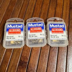 LOT P&Ecirc;CHE 150 HAME&Ccedil;ONS MUSTAD NORVEGE REF 510C