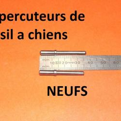 paire de percuteurs fusil &agrave; chiens type LEFAUCHEUX (voir dimensions) - VENDU PAR JEPERCUTE (D25B52)