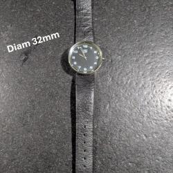 MONTRE FEMME BRACELET CUIR VERITABLE JAMAIS UTILISEE