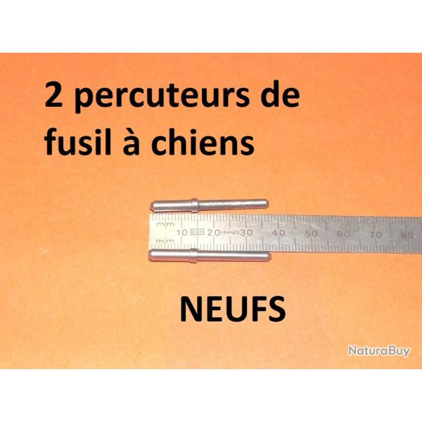 paire de percuteurs fusil � chiens type LEFAUCHEUX (voir dimensions) - VENDU PAR JEPERCUTE (D25B56)