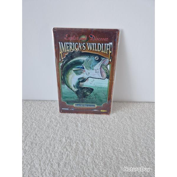 Plaque metal vintage