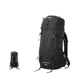 Sac &agrave; Dos Camping Grande Capacit&eacute; 70+5L Randonn&eacute;e Trekking Alpinisme & Voyage Outdoor + Housse Noir