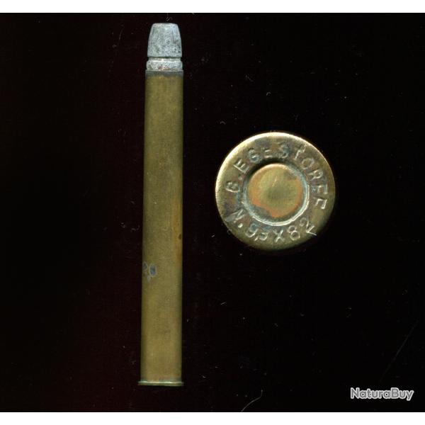 9.3 x 82 R Nimrod - Tr�s ancien marquage : G.EGESTORFF N. 9.3x82 - balle plomb m�plate