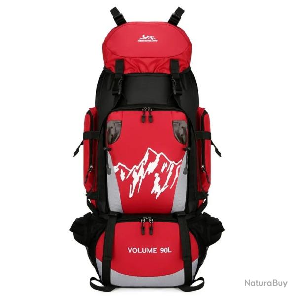 Sac � dos d'alpinisme 90L Grande Capacit� Randonn�e Trekking Voyage & Outdoor �tanche