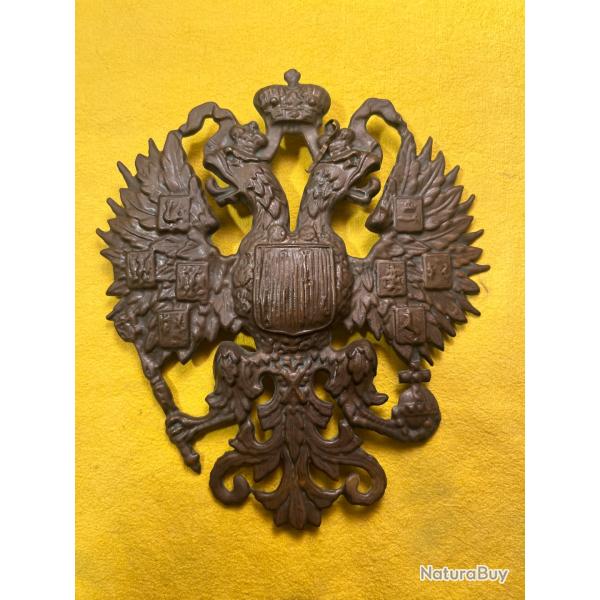 Aigle de coiffure militaire de la Russie des Tsars