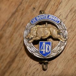 RARE PUCELLE 4D "JE BOUTE AVANT" REGIMENT DE HUSSARDS DRAGO